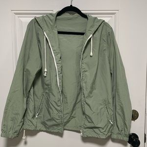 Sage Green Rain Coat